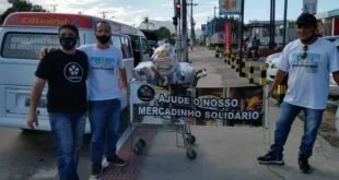 Mercadinho Solidário recebe doação da ONG Muda Guarapari