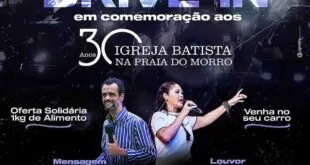 Igreja Batista fará evento Drive-in