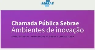 Sebrae/ES abre chamada pública