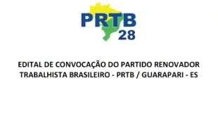 Edital de Convocação do PRTB Guarapari