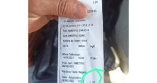 PRF prende motorista embriagado