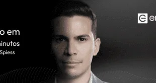 Retrato de homem de cabelos escuros em fundo escuro, imagem ilustrativa sobre investimentos