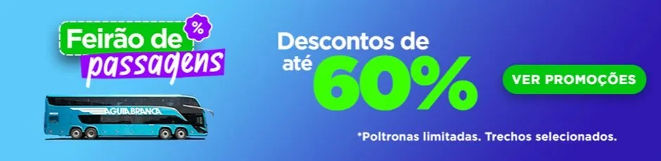 Cartão azul com anúncio de descontos em letras grandes verdes e asterisco de ressalva