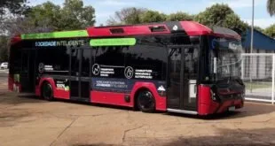 Scania testa ônibus elétrico na UNESP
