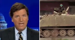 Tucker Carlson diz que os EUA estão em guerra