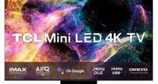 TV C845 da TCL chega às lojas brasileiras com tecnologia Mini LED e foco na experiência Gamer