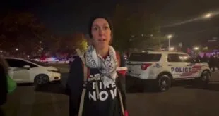 Protestos em defesa do Hamas terminam em violência na capital dos EUA