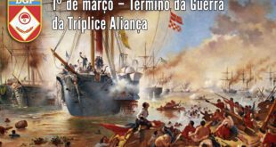 1º de Março: Término da Guerra da Tríplice Aliança