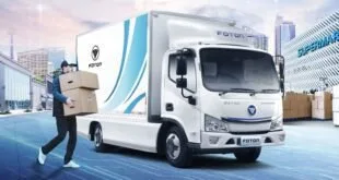 Caminhão 100% elétrico da Foton é ideal para entregas urbanas e tem baixo custo operacional