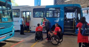 Ceturb-ES faz transporte dos atletas cadeirantes do torneio de Rugby