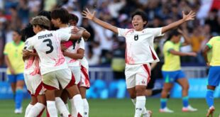 Brasil sofre virada do Japão no fim e se complica no futebol em Paris