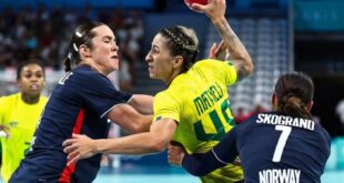 Olimpíadas: Brasil perde para Noruega e é eliminado no handebol feminino