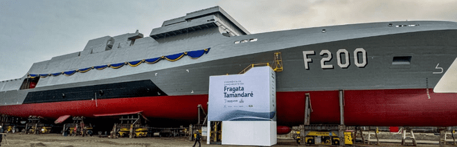 Lançamento da 1ª fragata classe Tamandaré gera 23 mil empregos e impulsiona a indústria naval