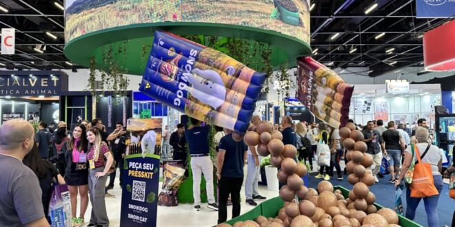 Linha natural premium é destaque da Brazilian Pet Foods durante a PetSouth America 2024