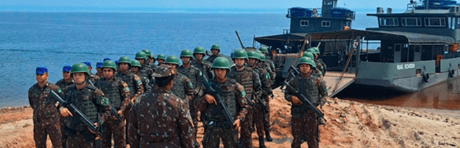 Ágata Amazônia: Cerca de 1.500 militares das Forças Armadas intensificam repressão aos crimes transfronteiriços na região