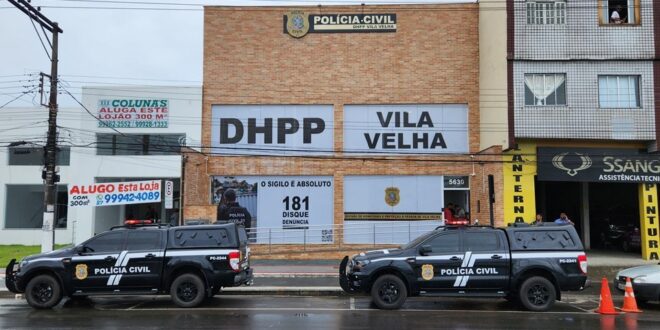 DHPP cumpre mandado de busca e apreensão contra adolescente suspeito de homicídio e furto em Vila Velha
