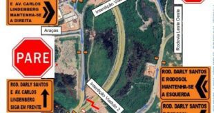Alerta de Interdição total da Rodovia Darly Santos, em Vila Velha, nesta terça-feira (03)