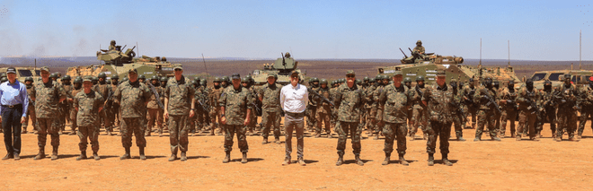 Exercício integrado das Forças Armadas conta com participação de militares estrangeiros