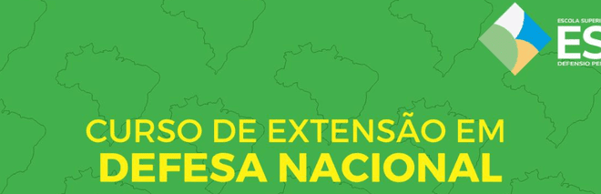 Ministério da Defesa abre inscrições para curso gratuito de Extensão sobre Defesa Nacional