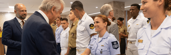 Defesa homenageia atletas militares que participaram dos Jogos Olímpicos de Paris