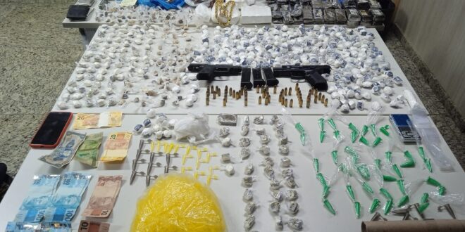 Delegacia de Castelo conclui investigação e prende último envolvido no tráfico de drogas com uso de arma de fogo