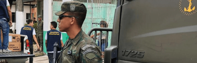 Eleições – Defesa apoia a justiça eleitoral com o emprego das Forças Armadas nas eleições de 2024