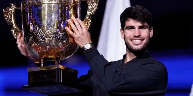 Carlos Alcaraz conquista título inédito do ATP 500 de Pequim