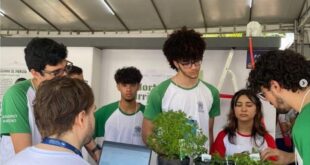 Escola Emílio Oscar Hüller vence evento de inovação com projeto voltado à irrigação