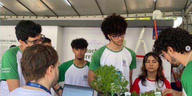 Escola Emílio Oscar Hüller vence evento de inovação com projeto voltado à irrigação