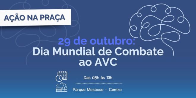 Dia Mundial de Combate ao AVC: HEC promove ação de conscientização no Parque Moscoso