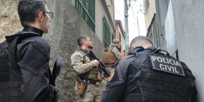 PCES deflagra Operação ‘Viper’ de combate ao Primeiro Comando de Vitória (PCV) e prende cinco suspeitos 