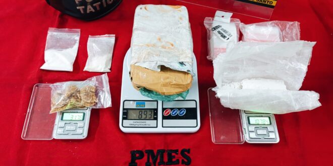 PCES e PMES apreendem drogas e material para o tráfico em Itapemirim  