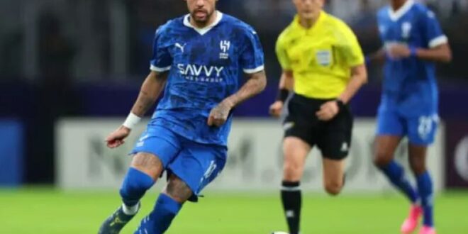 Nevou! Neymar muda visual mas sofre lesão em partida pelo Al-Hilal