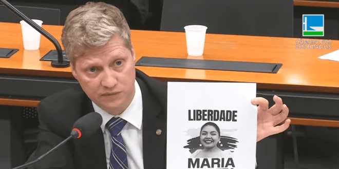 Marcel van Hattem Questiona Celso Amorim sobre Prisão Ilegal de Maria Oropeza na Venezuela