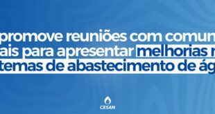 Cesan promove reuniões com comunidades rurais para apresentar melhorias e apoiar a gestão de sistemas de abastecimento   – CESAN