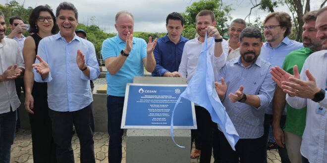 Governo inaugura obras de melhoria do Sistema de Esgotamento Sanitário de Castelo – CESAN