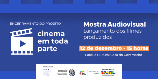 Cinema em Toda Parte finaliza formações com exibição no Parque Casa do Governador