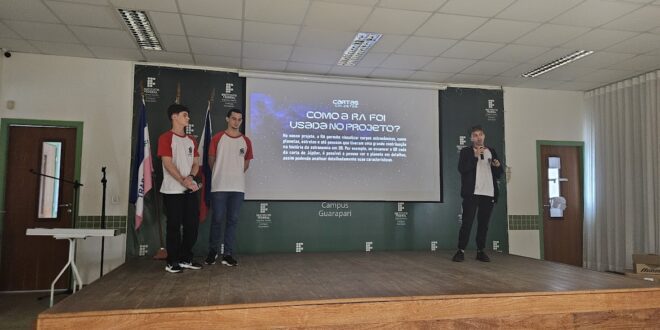 Projeto com realidade aumentada integra astronomia e tecnologia em Muniz Freire