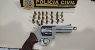 Polícia Civil prende homem em flagrante por porte ilegal de arma de fogo em Linhares