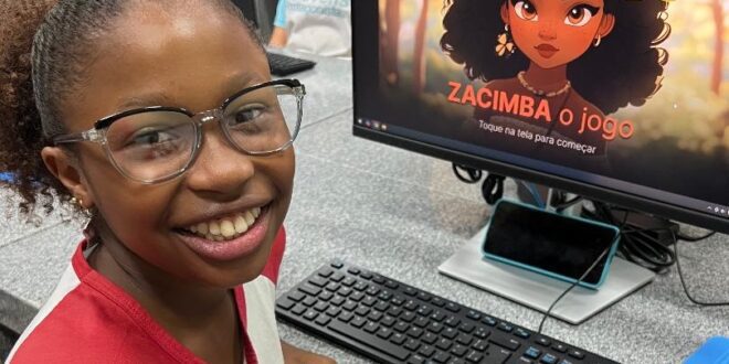 Escola de São Mateus utiliza jogo eletrônico como ferramenta pedagógica para ensino de história afro-brasileira