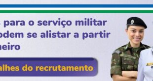 Voluntárias para o serviço militar feminino podem se alistar a partir de 1º de janeiro. Confira detalhes do recrutamento
