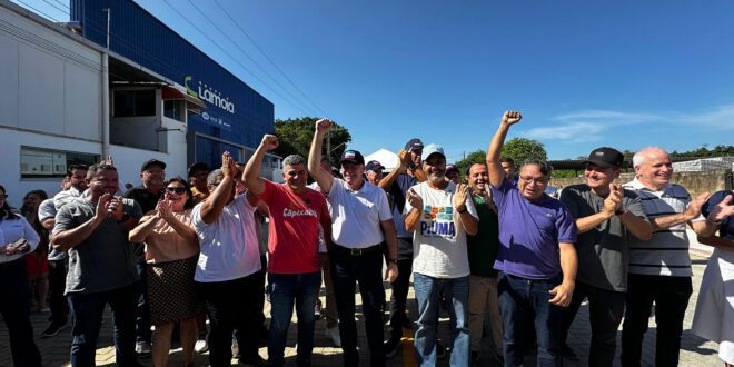 Governo do Estado entrega obras de infraestrutura do Polo Industrial de Piúma