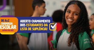 Sedu inicia chamamento dos alunos da lista de suplência em escolas com vagas disponíveis