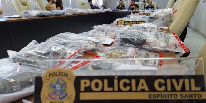 Polícia Civil conclui inquérito que investigava empresário por comércio ilegal de armas de fogo em Cachoeiro de Itapemirim