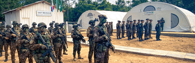 Forças Armadas reforçam combate ao garimpo ilegal com nova unidade militar na Terra Indígena Yanomami