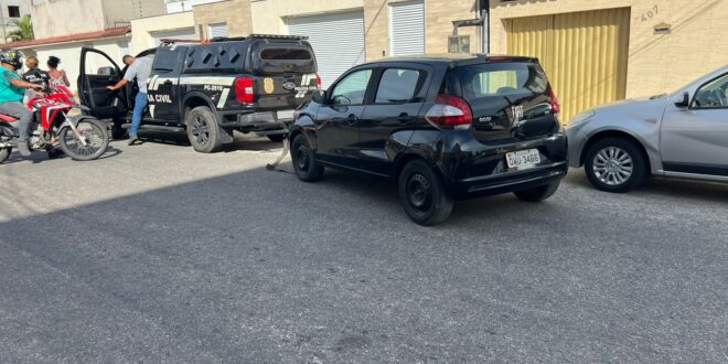 Deic de Guarapari prende homem em flagrante e recupera veículo furtado