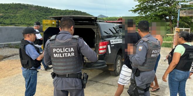 PCES realiza operação e prende quatro suspeitos de homicídio e tráfico de drogas na região  Noroeste
