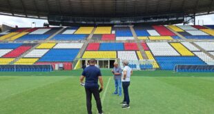Comissão da FIFA visita Estádio Kleber Andrade para Copa do Mundo Feminina da FIFA 2027™