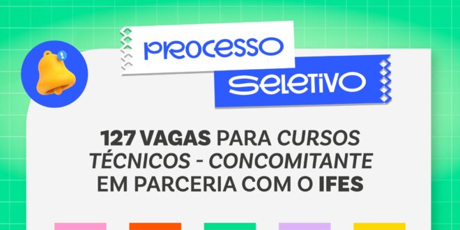 Confira o resultado do processo seletivo para os cursos de Educação Profissional Técnica de Nível Médio