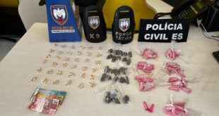 Polícia Civil prende suspeito de tráfico de drogas em Brejetuba